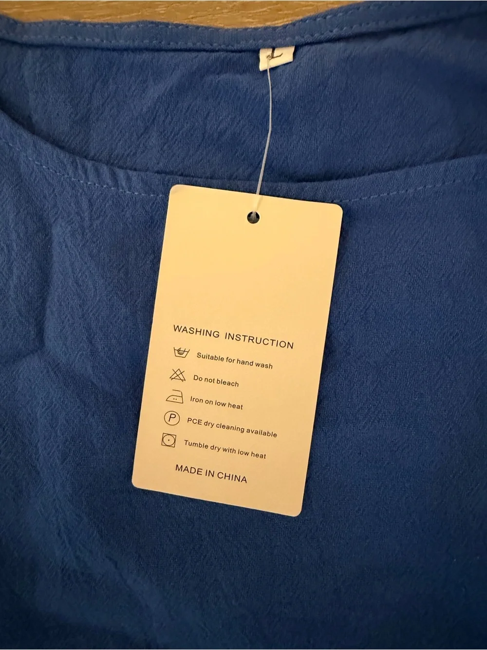 NWT La Mode Women’s Royal Blue Babydoll Dress - Size Large (NWT/Perfect)